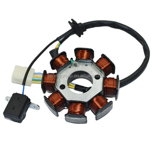 Bobina de Estator Magnética de Cobre 100% de 8 Polos para Sistema Eléctrico de Motocicleta WY125 HJ125 CG150 150CC - Product Image 1