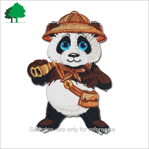 Miếng Dán Thêu Hình Gấu Trúc Ép Nhiệt Rẻ Chất Lượng Cao Theo Yêu Cầu Bán Trực Tiếp Từ Nhà Máy - Product Image 5