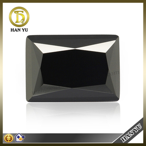 เพชรเทียมทรงสี่เหลี่ยมผืนผ้า สีชมพู หิน CZ หินสังเคราะห์ดิบ - Product Image 3