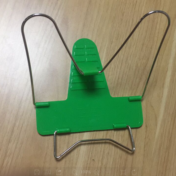 Портативная мини-подставка для чтения, удобный детский металлический Регулируемый держатель для документов, кухонная подставка для чтения книг