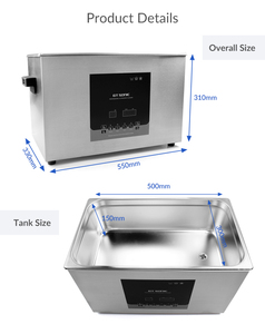 GT SONIC-D20 stainless aço ultra-sônico limpador para laboratório e dental limpeza ultra-sônica limpeza máquina com Degas