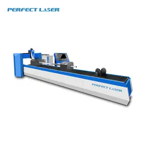 PERFECT LASER-Fiber laser cutting machine CNC automatic for metal iron stainless steel square round tube pipe