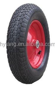 Roue et pneu de remplacement pour brouette pneumatique de 14 pouces, 3.50-8 3/4 pouces 5/8 pouces avec roulement à billes - Product Image 3