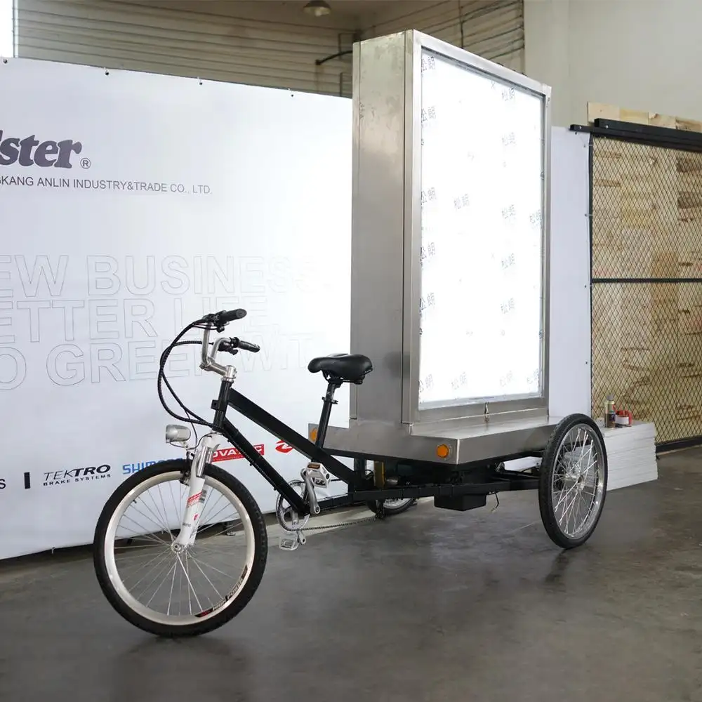 Электрический рекламный щит ESTER, трехколесный велосипед с Tektro в Китае, лучшие запчасти, Электрический трехколесный велосипед для взрослых