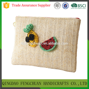 Comercio al por mayor de dama de la moda de paja bolsa de embrague - Product Image 1