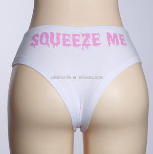 Conjuntos de ropa interior <span class=keywords><strong>Sexy</strong></span> para mujer, gran oferta, ropa interior con palabras divertidas, bragas para chicas jóvenes, ropa interior para chicas - Product Image 4