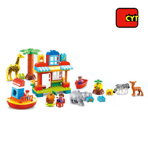 Construcción <span class=keywords><strong>jungle</strong></span> adventure bloques para niños con animales - Product Image 1