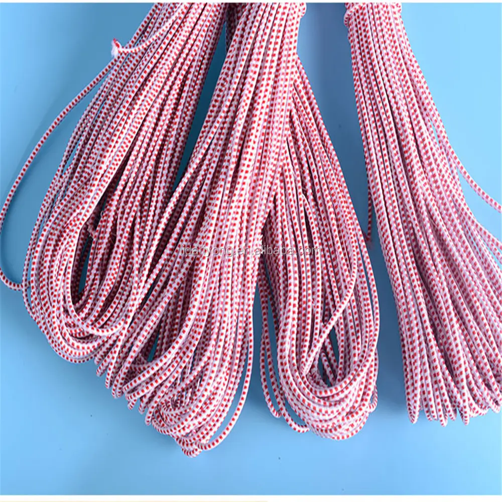 30mm redondo elástico estiramiento cuerda de goma para la ropa de costura