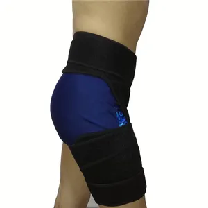 Compression Wrap for Groin Hip Thigh Hamstring Ajustable Waist Support Brace with Leg Sleeve Unisex Sports Protection Strap