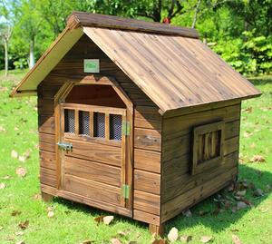 Antigua casa de madera para perros al aire libre - Product Image 1