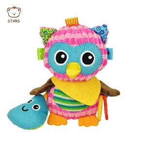 Ramah Lingkungan Fox Plush Mainan Squeaker Crinkle Baby Teether Mainan - Product Image 5
