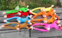 Longs bras et jambes singe en peluche/singe suspendu en peluche avec voix/usine de jouets en peluche vente directe d'usine enfants doux singe