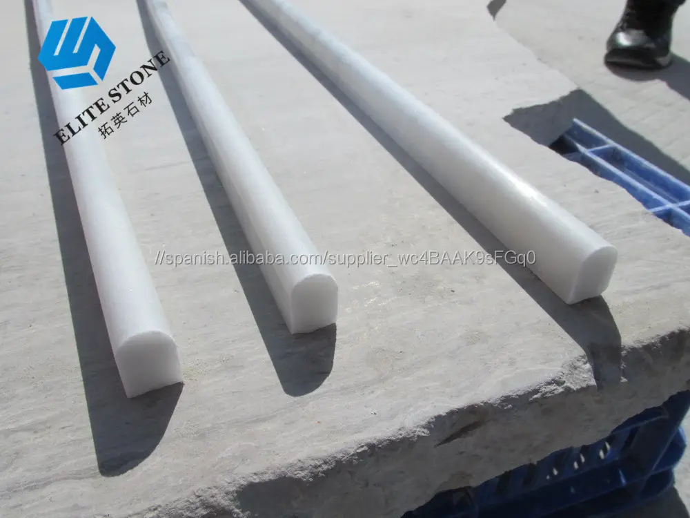 China barata excelente lápiz línea de lápiz de mármol, moldeo lápiz para las paredes de mármol blanco de carrara