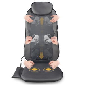 Coussin de massage <span class=keywords><strong>Shiatsu</strong></span> pour le corps entier, avec vibration et pétrissage du cou et du dos, pour la maison et la voiture - Product Image 1