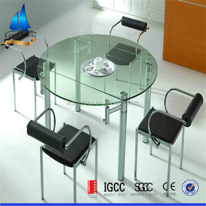 Verre rond trempé et renforcé sur mesure, transparent, 6 mm, 8 mm, 10 mm, 12 mm, 15 mm, 19 mm, pour plateau de table à manger - Product Image 5