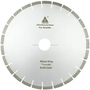 Nuevo 14 pulgadas 350mm muy fuerte de granito hoja de sierra de diamante con alta calidad
