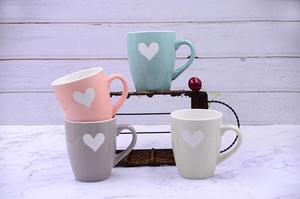 Tasse à café personnalisée avec cœur pour cadeaux de saint-<span class=keywords><strong>valentin</strong></span>, tasses en céramique - Product Image 4