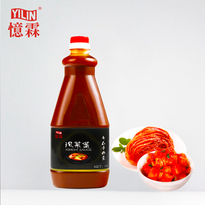 ซอสกิมจิ HACCP BRC ได้รับการรับรองจากโรงงานโดยการหมักพริกเผ็ดแบบร้อนซอส<span class=keywords><strong>ดอง</strong></span>ชิมกิมจิรสชาติอร่อย - Product Image 1