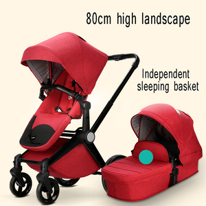Double pliage 3 en 1 bébé <span class=keywords><strong>landau</strong></span> transport pour voyage - Product Image 5