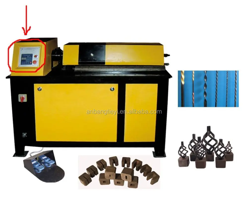 blacksmith metal steel torsion and twisting machine