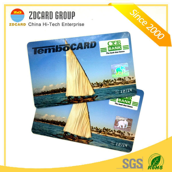 Карта пластиковая для банка