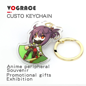 Phổ Biến Nhất Được Quét Mã QR Keychain OEM Giá Rẻ Tùy Chỉnh Acrylic/Nhựa/Vòng Chìa Khóa Trong Suốt Với Logo Của Riêng Bạn - Product Image 2