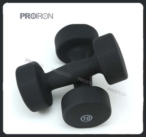 Black colorful Wholesale Neoprene dumbbell weight set for selling - Product Image 5