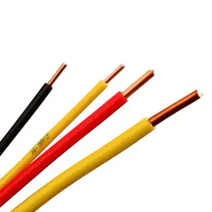 Copper cable 1.5 mm 2.5mm 4mm 6mm 10mm single house wiring Electrical cable copper