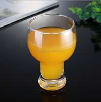 Verres à bière classiques en verre blanc de haute qualité, prêts à être expédiés en gros, pour lait et jus, personnalisables
