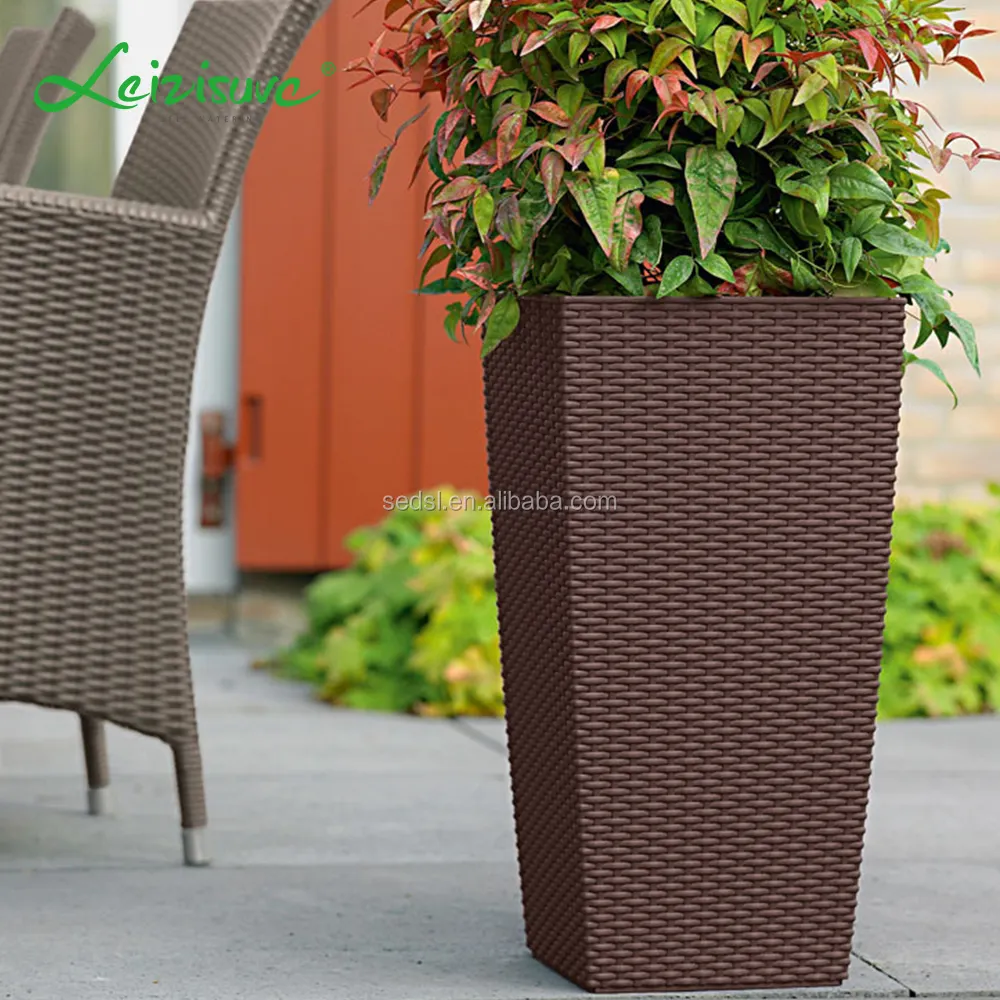 garden supplier,outdoor large plastic plant pots,square plant pots plastic