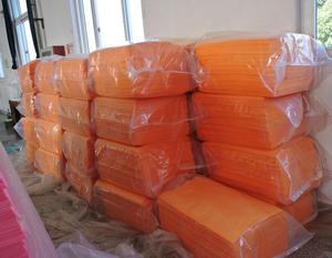 सुई छिद्रित nonwoven नारंगी सुपर शोषक 100% रेयान साफ कपड़े - Product Image 2