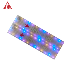 calidad antideslizante Bar atmósfera Luz de goma suave <span class=keywords><strong>jagermeister</strong></span> estera de la barra personalizado led estera de la barra - Product Image 5