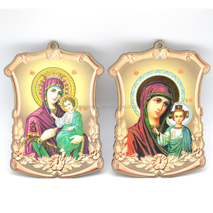 Gran oferta de iconos de imagen de los santos de madera - Product Image 2