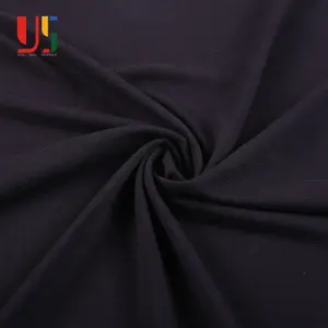 Black 32 s 레이온 vortex 스판덱스 축구 single jersey fabric 도매 baby jersey