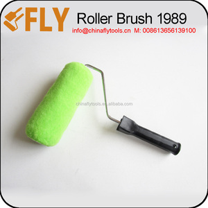 Op Maat Gemaakte Oem Ondersteuning-Diy Kwaliteit Gele Blauwe Streep Polyester Materiaal Bovenste Schroef Beugel Verf <span class=keywords><strong>Roller</strong></span> Kwast Kwaliteitsproduct - Product Image 2
