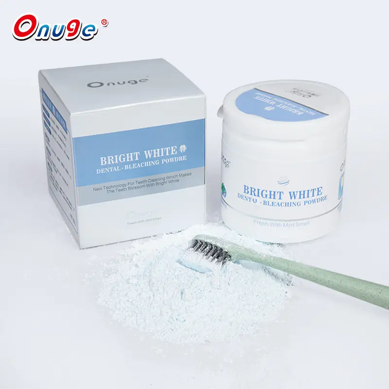 cosmetics Oem tooth whitening mint flavour white color teeth whitening powder