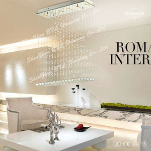boule de cristal unique forme trigon 6 <span class=keywords><strong>gu10</strong></span> moderne <span class=keywords><strong>lustre</strong></span> en cristal clair lobby etl82023 en provenance de chine - Product Image 1