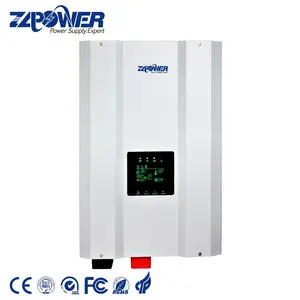 2018 Zlpower 40A/60A 1~12KW MPPT charger Inverter 24/48v pure sine wave inverter GS series LCD show PV voltage