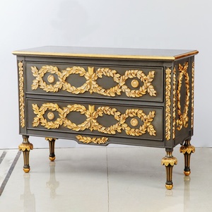 Armoire artistique de Style français, Double seau en <span class=keywords><strong>cuivre</strong></span> et <span class=keywords><strong>bois</strong></span>, décoration intérieure de luxe, <span class=keywords><strong>Table</strong></span> de nuit, livraison gratuite - Product Image 2