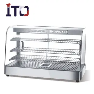 Kitchen equipment popular food warmer showcase display