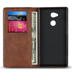 Chất Lượng cao Di Động Điện Thoại Da Trường Hợp Đối Với Sony <span class=keywords><strong>Xperia</strong></span> XA2 Siêu Lật Bìa - Product Image 4