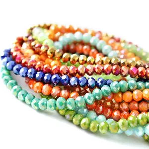 ダイヤモンドクリスタルビーズ Suppliers-Color Combination Loose Glass Beads Yiwu、Diamond Shaped Crystal Beads String