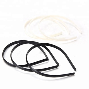 BELLEWORLD New Arrival Đen Nhựa Đàn Hồi <span class=keywords><strong>Headband</strong></span> Cho Phụ Nữ Chuyên Nghiệp - Product Image 4
