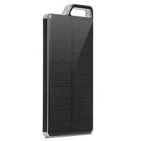 PowerGreen الشمسية 10000mAh العالمي الترا المدمجة بطارية بطارية خارجية حزمة المحمولة شاحن قوة البنك
