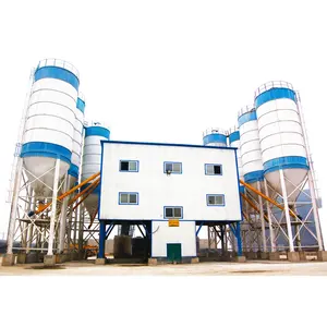 High intelligence can produce dry hard concrete and other belt - type concrete mixing plant for sale