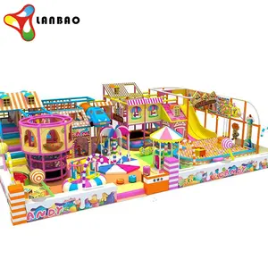 Peralatan taman hiburan item permainan anak-anak playhouse dalam ruangan hutan gym perlengkapan tempat bermain Roller Slide playhouse