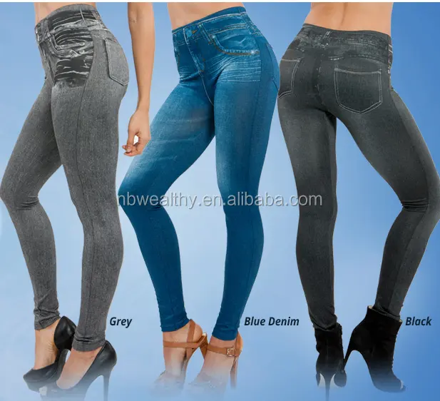 थोक महिलाओं के फैशन प्रिंट स्लिम अच्छा Jeggings