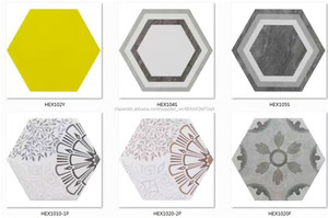 Cuarto de baño de <span class=keywords><strong>Azulejos</strong></span> De Piso de Cerámica de China Al Por <span class=keywords><strong>Mayor</strong></span> Nueva Baldosa Hexagonal - Product Image 4