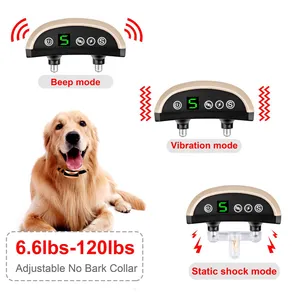 Custom luxury dog collar dog bark collar vibration