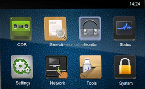 Enregistreur téléphonique à 4 lignes à écran tactile de 5 pouces avec disque dur et enregistreur vocal numérique de sauvegarde en nuage - Product Image 5